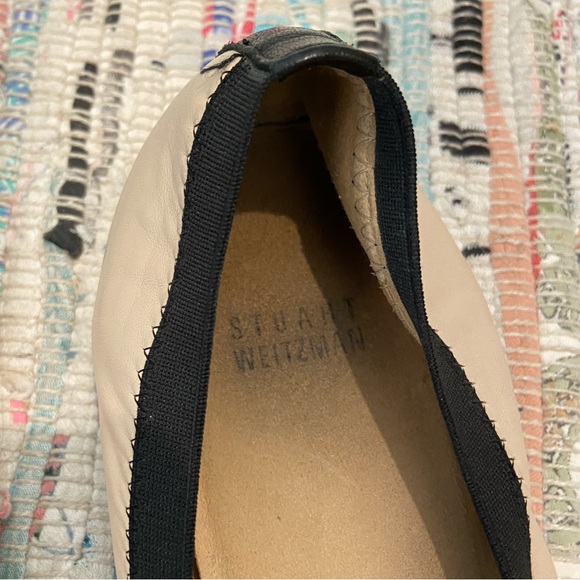 Stuart Weitzman, cream, ballet shoe flats, 8.5 - Picture 5 of 5